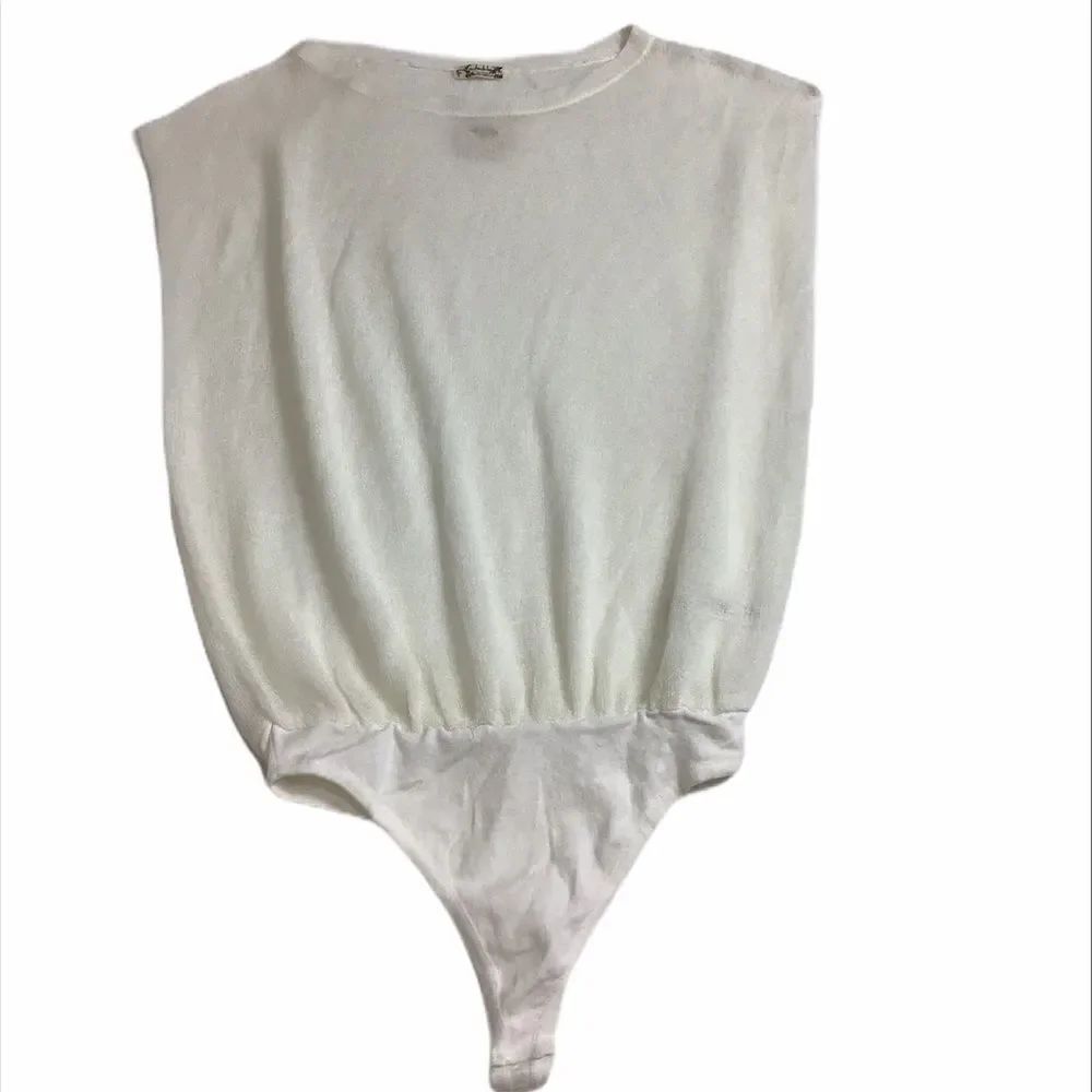 Free People Sleeveless Thong Bodysuit NWT Size S